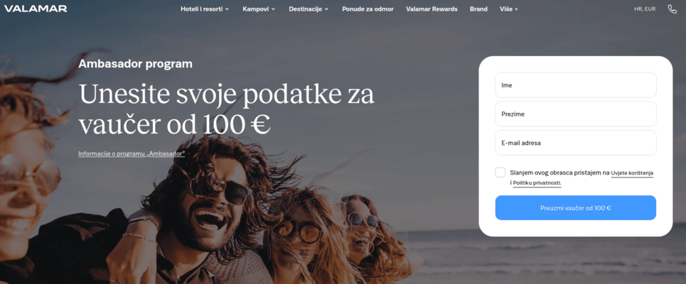 Hotel vaucer popust na rezervaciju